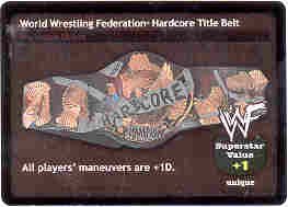 Raw Deal Hardcore Foil Title Belt
