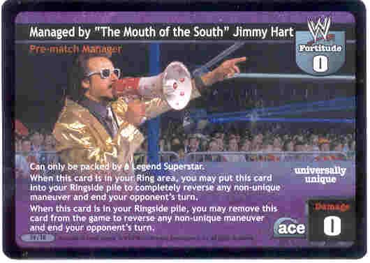 Raw Deal Managed by Jimmy Hart Foil 19/TK