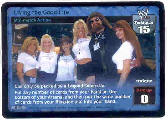 Raw Deal Living the Good Life Foil Promo 18/TK