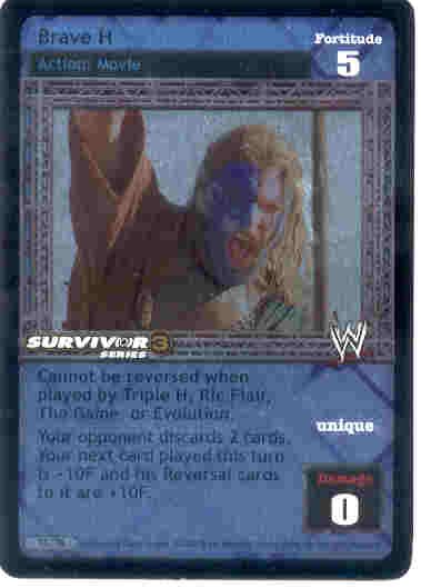 Raw Deal Brave H Foil Promo Card 13/TK