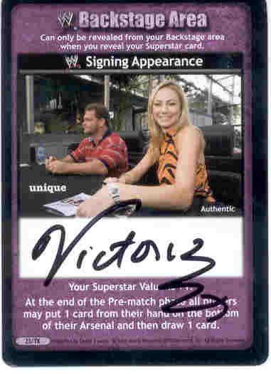 Raw Deal Victoria Backstage Area Signing Appearance