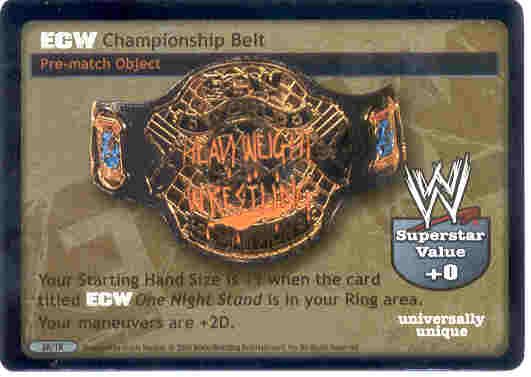 Raw Deal ECW Championship Belt Foil 28/TK