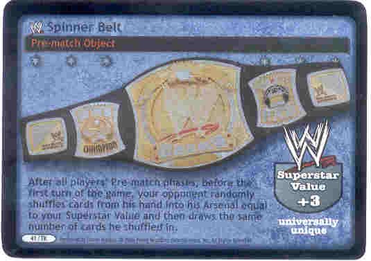Raw Deal Spinner Belt 41/TK