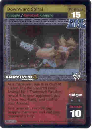 Raw Deal Downward Spiral Ultra-Rare Foil SS3