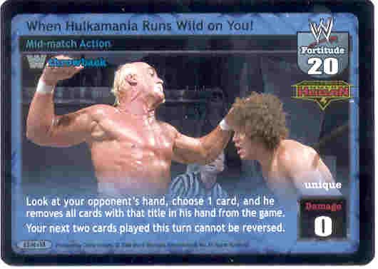 Raw Deal When Hulkamania Runs Wild on You Foil TB