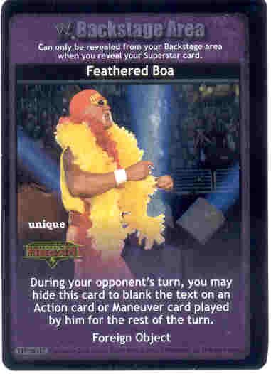 Raw Deal Feathered Boa Ultra-Rare Foil