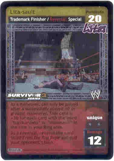 Raw Deal Lita-sault Ultra-rare Foil SS3