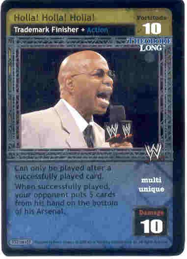 Raw Deal Holla! Holla! Holla! Ultra-rare Foil