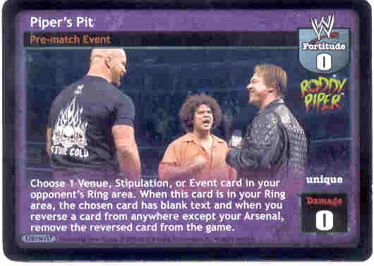 Raw Deal Piper's Pit Ultra-rare Foil