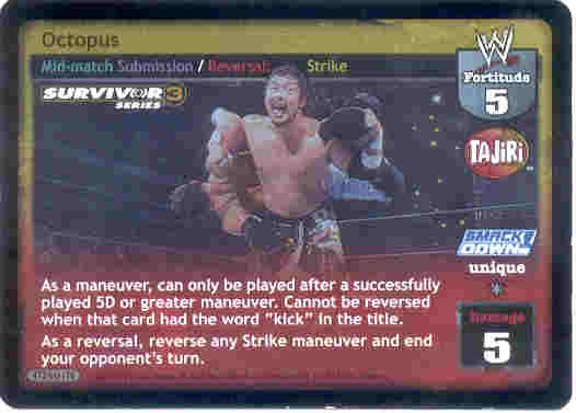 Raw Deal Octopus Ultra-rare Foil SS3