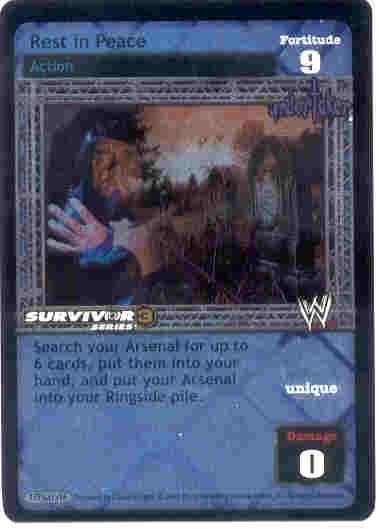 Raw Deal Rest in Peace Ultra-rare Foil SS3