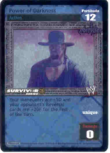 Raw Deal Power of Darkness Ultra-rare Foil SS3