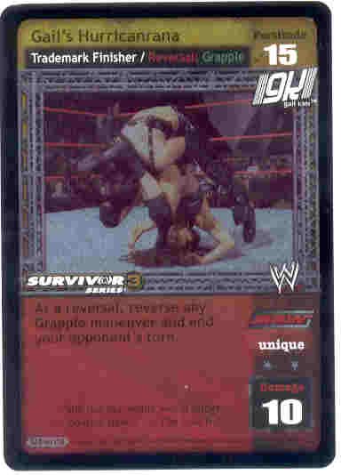 Raw Deal Gail's Hurricanrana SS3 Ultra-rare Foil