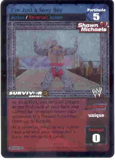 Raw Deal I'm Just a Sexy Boy SS3 Utra-rare Foil
