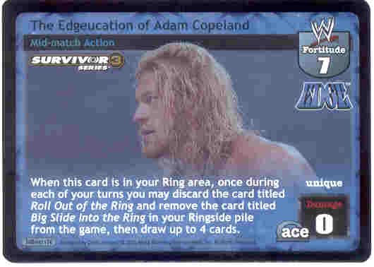 Raw Deal The Edgeucation of Adam Copeland SS3 Foil