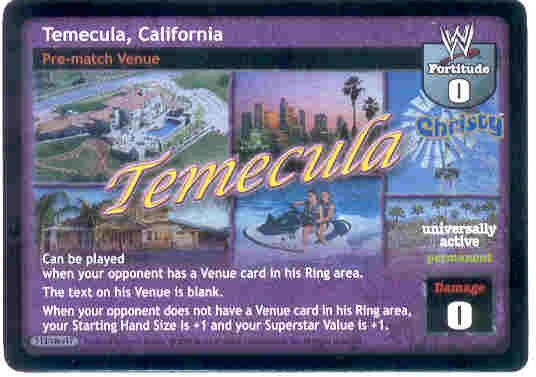 Raw Deal Temecula, California Ultra-rare Foil
