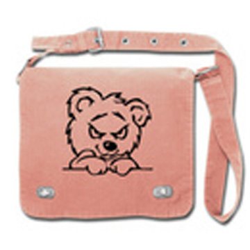 Front Flap Tag Bag teddy pink