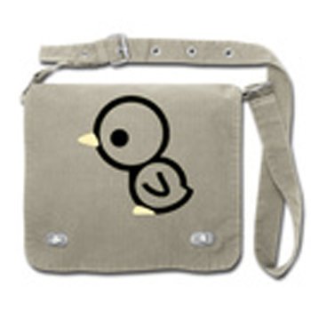 Front Flap Tag Bag "Chick" Charcoal