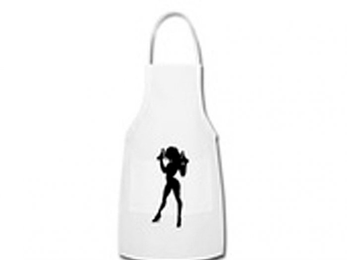 "Two gun lady" apron