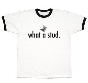 What a Stud Ringer Tee