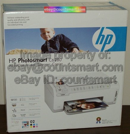 NEW HP PhotoSmart C6280 AIO Printer Copy Scanner +USB