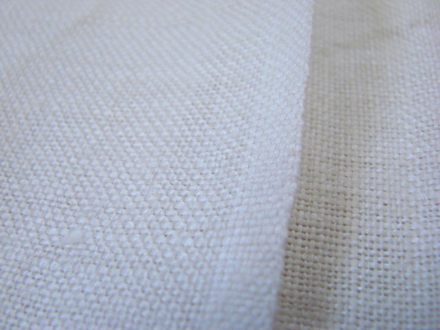 Vintage Linen Fabric Cloth 52 x 84 Unused GC Off White