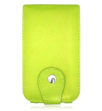 Apple iPhone Green Leather Case - M Series