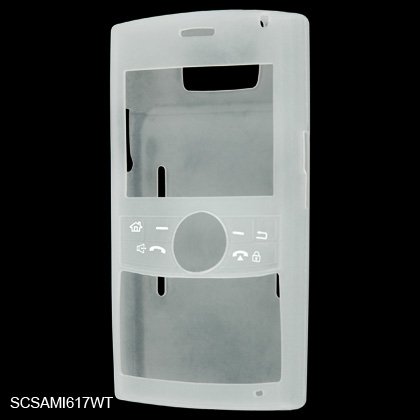 Silicone Skin Cover Case for Samsung BlackJack II i617 - Clear