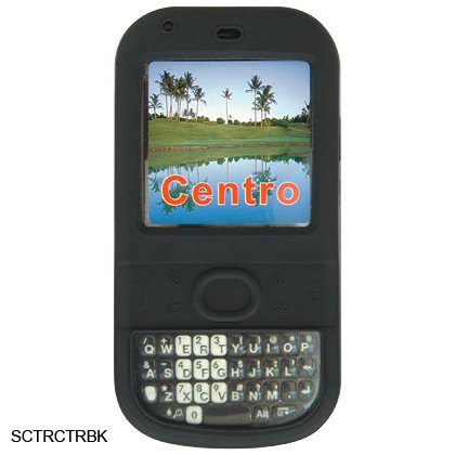 Black Silicone Skin Cover Case for Palm Centro