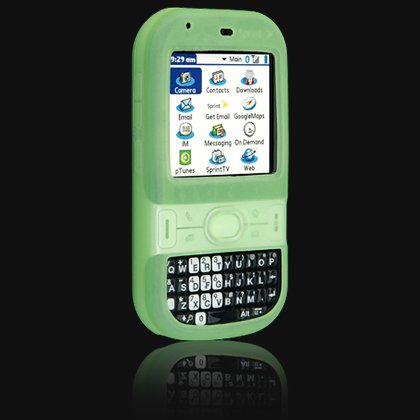 Green Silicone Skin Cover Case for Palm Centro