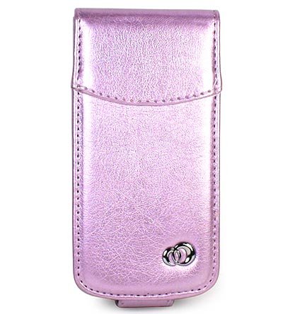 Premium Leather Case for BlackBerry 8130 Pearl - Purple