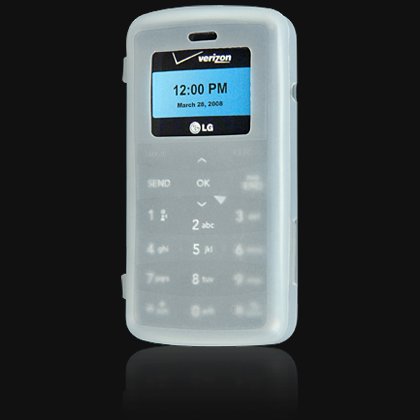 Silicone Skin Cover Case for LG VX9100 enV2 - Clear