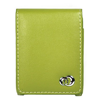 BASIC GREEN Flip Cover Belt Clip Case for Apple iPod Nano (3rd Gen)