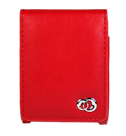 RED Flip Cover Belt Clip Case for Apple iPod Nano (3rd Gen)