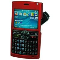 Samsung BlackJack II SGH-i617 Red Hard Shield Protector Case w/ Detachable Clip