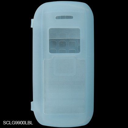 Silicone Skin Cover Case for LG enV VX9900 - Light Blue