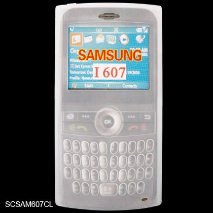 Soft Rubber Silicone Skin Cover Case for Samsung BlackJack i607 - WHITE