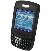 Soft Rubber Silicone Skin Cover Case for Palm Treo 680 Cell Phone - BLACK