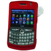 Hard Shell Plastic Shield Protector Case for RIM BlackBerry 8330 CURVE - RED