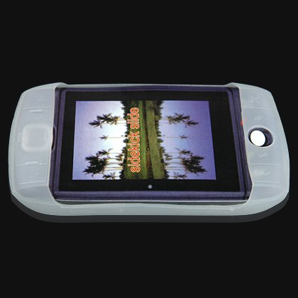 Soft Rubber Silicone Skin Cover Case for T-Mobile Sidekick Slide Cell Phone - White