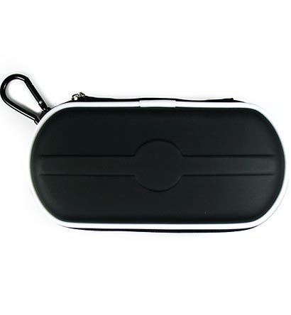 Carrying Cover Case Pouch for Sony PlayStation Portable (PSP 2000) Slim - BLACK