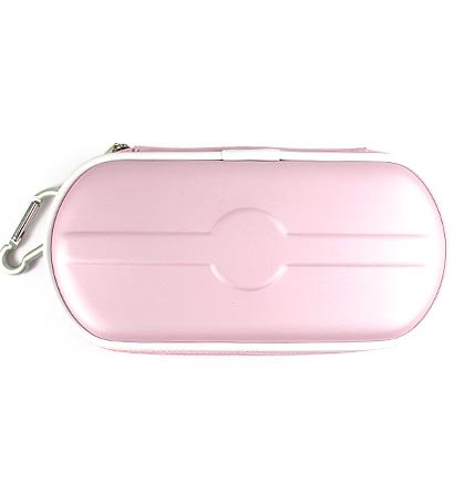 Carrying Cover Case Pouch for Sony PlayStation Portable (PSP 2000) Slim - PINK