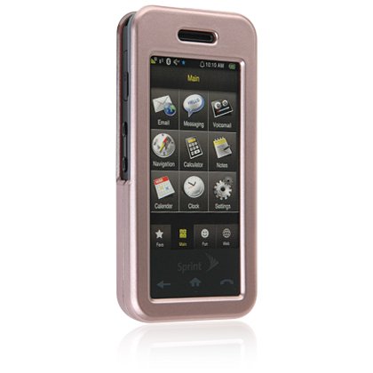 BLUSH Hard Plastic Face Plate Shield Protector Case for SAMSUNG INSTINCT M800 Cell Phone
