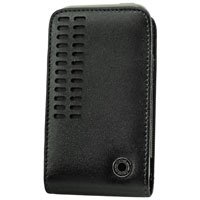 Black Bergamo Case with Removable Spring Belt Clip for Apple iPhone 3G