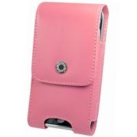 Pink Vertical Noble Case with Cellet Removable Spring Clip & Swivel Clip for Apple iPhone 3G