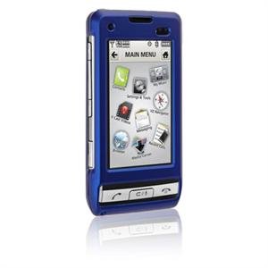Hard Plastic Shield Protector Faceplate Case for LG DARE VX-9700 - BLUE