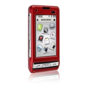 Hard Plastic Shield Protector Faceplate Case for LG DARE VX-9700 - RED