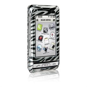 Hard Plastic Shield Protector Faceplate Case for LG DARE VX-9700 - ZEBRA STRIPES