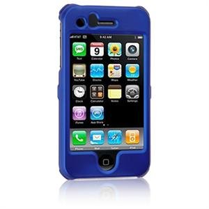 Hard Plastic Shield Protector Faceplate Case for Apple iPhone 3G - BLUE