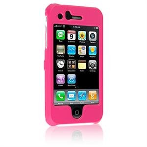 Hard Plastic Shield Protector Faceplate Case for Apple iPhone 3G - HOT PINK